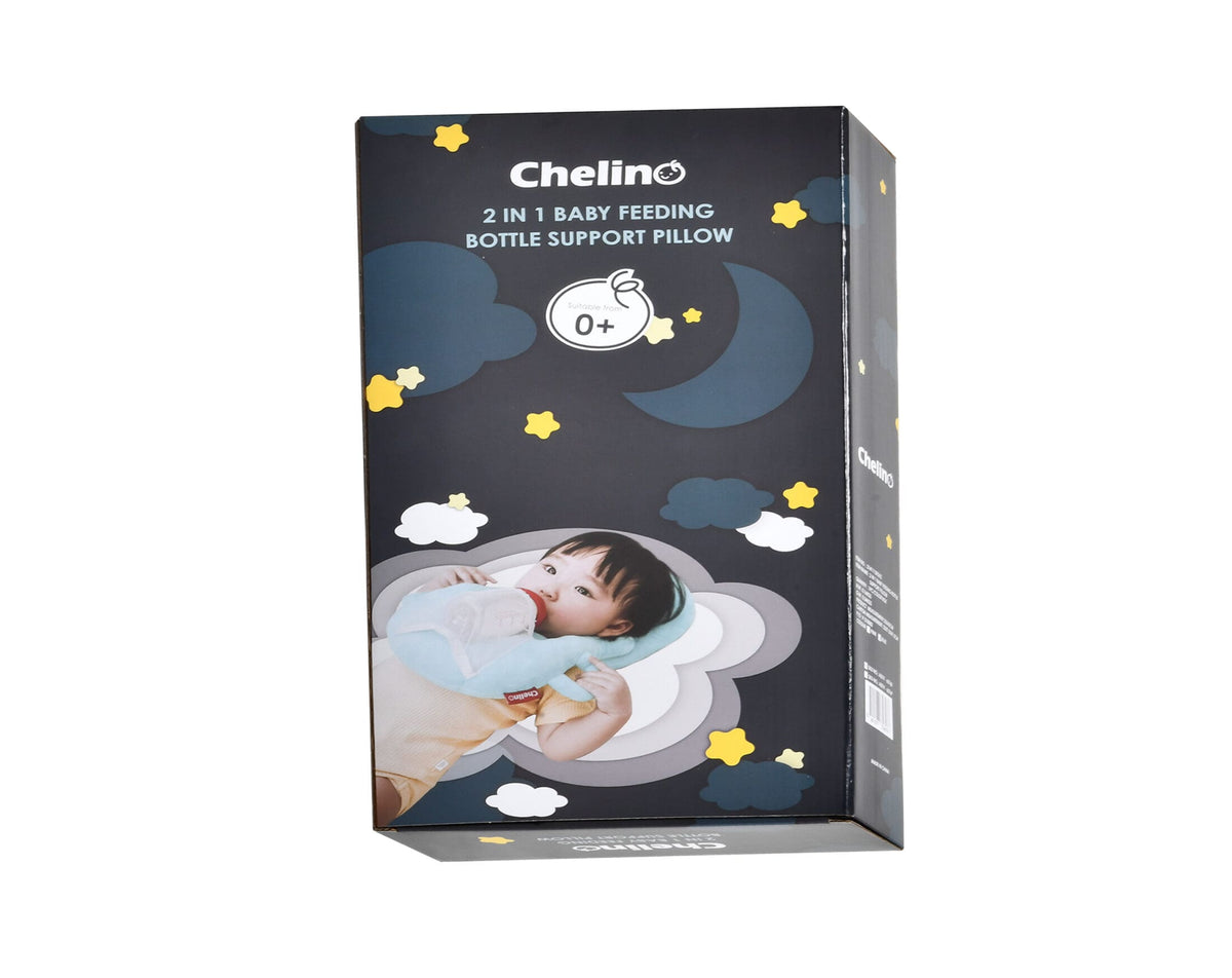 2 IN 1 Baby Feeding Support Pillow Blue