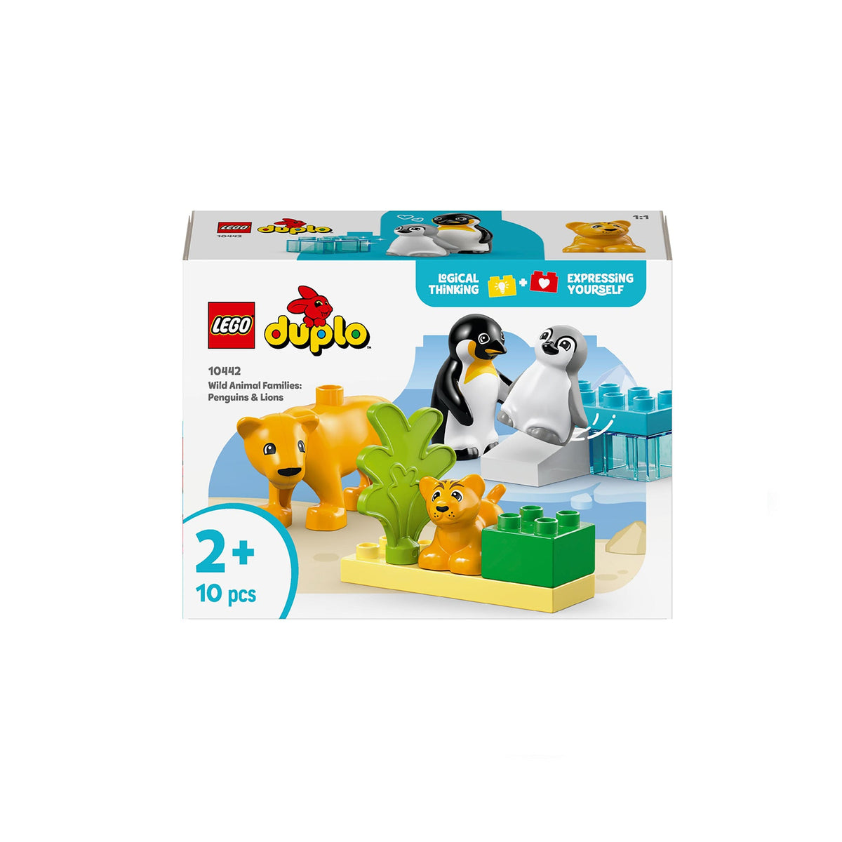LEGO Duplo Wild Animal Families: Penguins & Lions - 10442