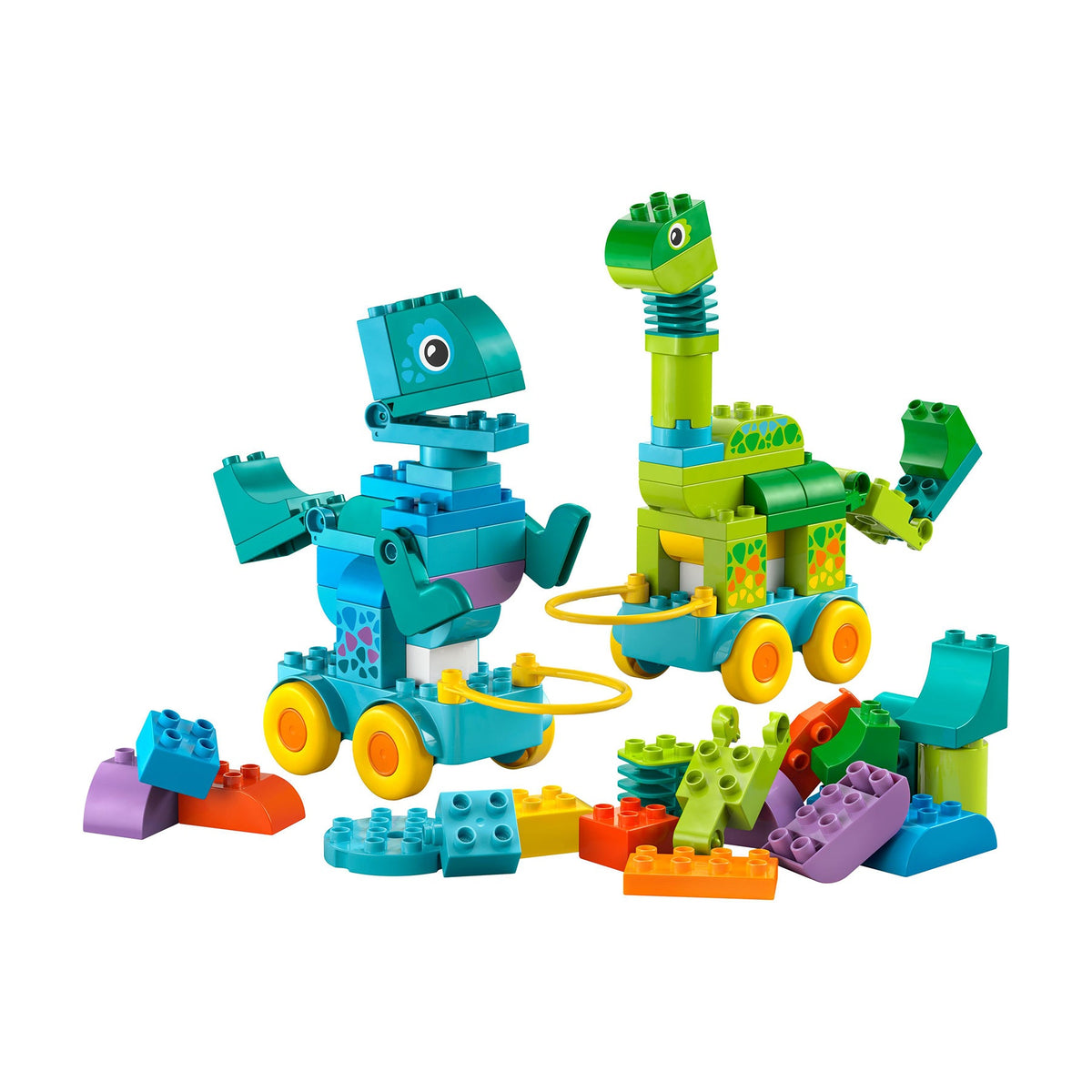 LEGO Duplo 3 in 1 Dinosaurs on Wheels - 10451