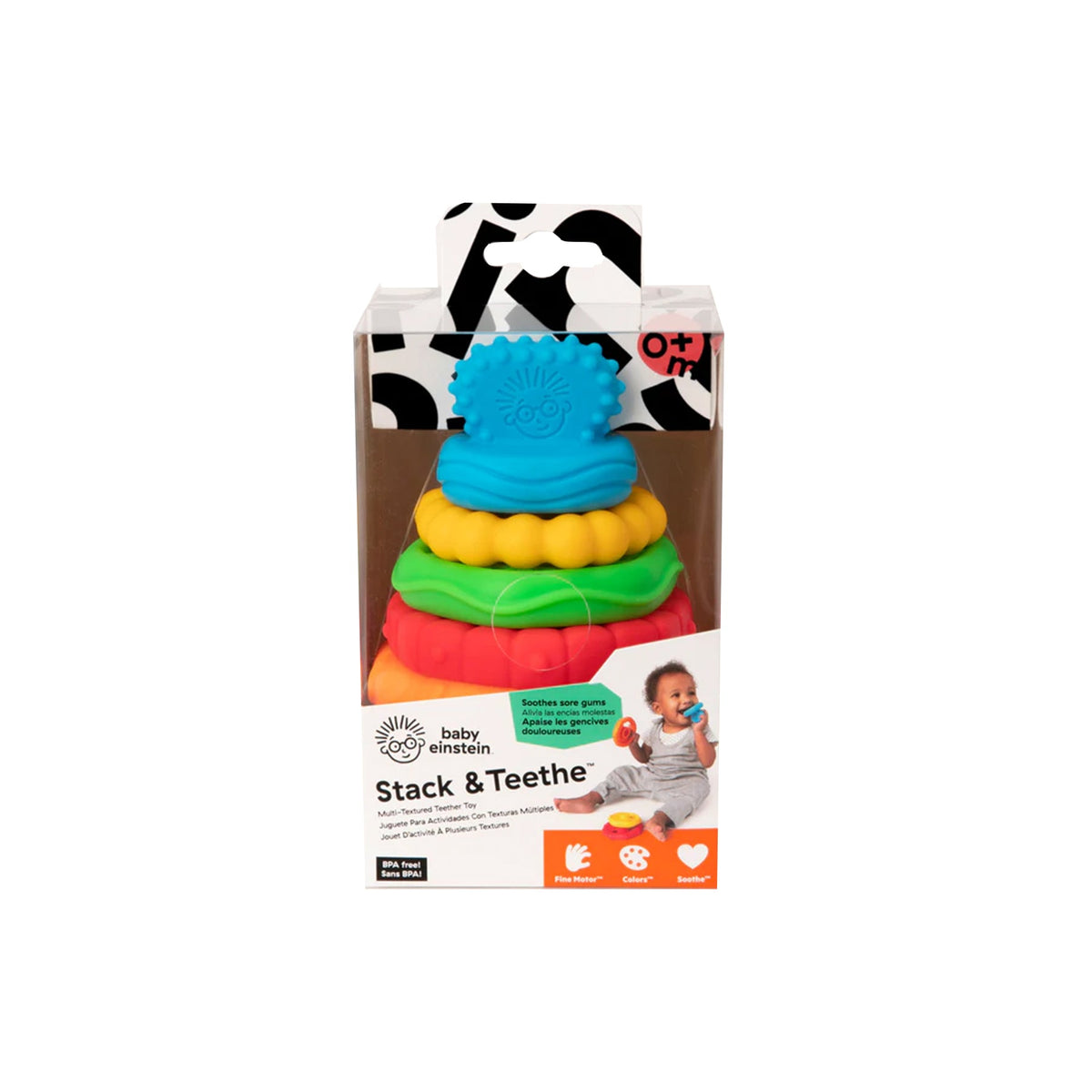 Baby Einstein Stack & Teether Multi-Textured Toy Set