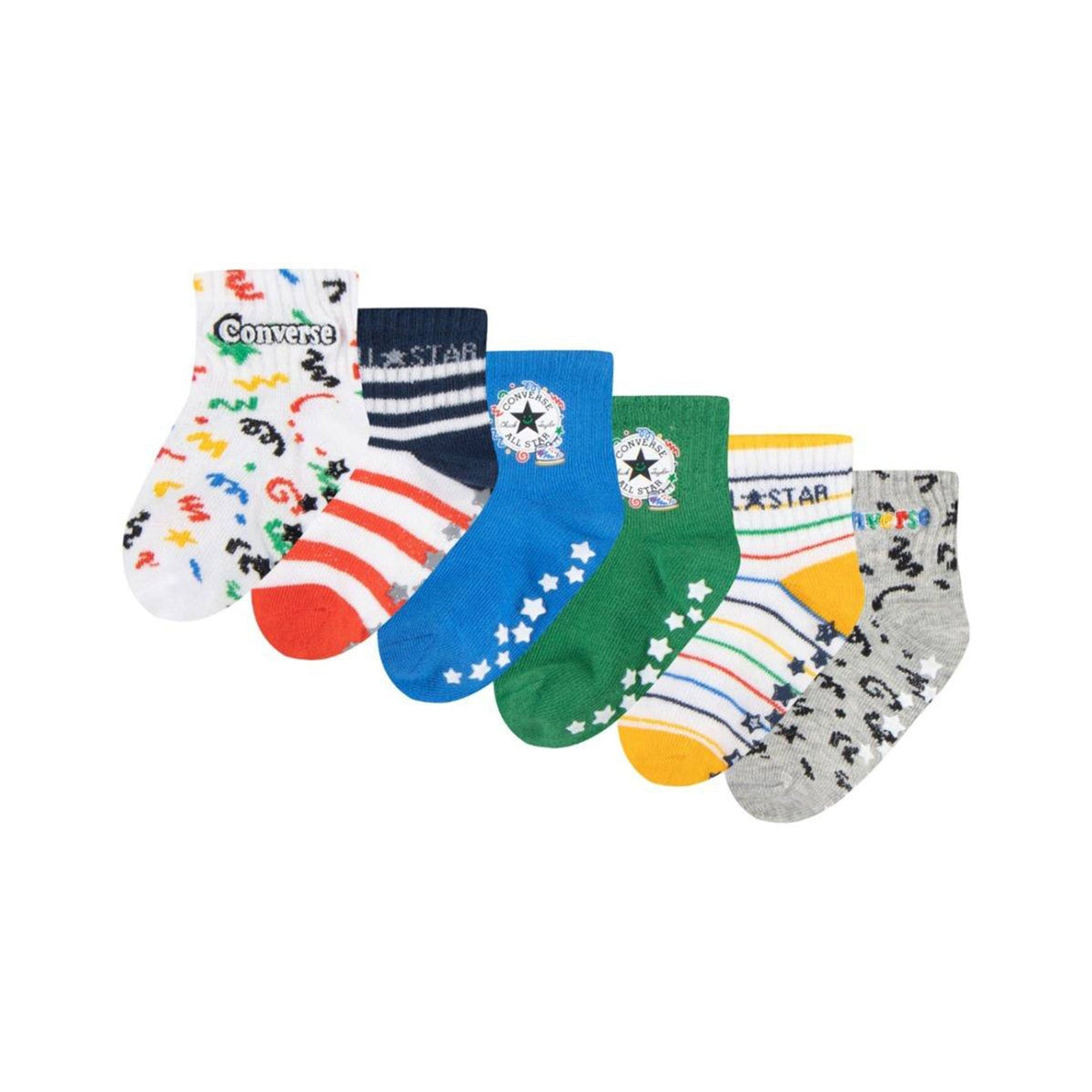 CHN Converse 6 Pack Grippers - White