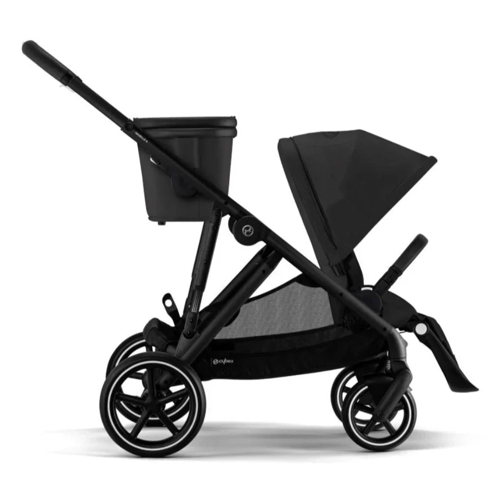 Gazelle S2 Double Stroller - (Black Frame)