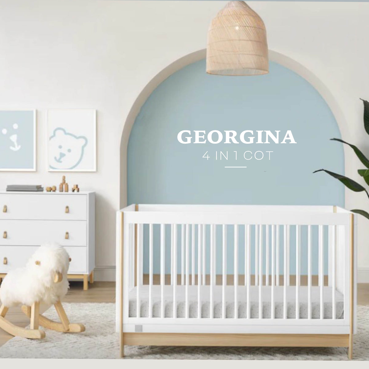 Georgina 4 in 1 Cot