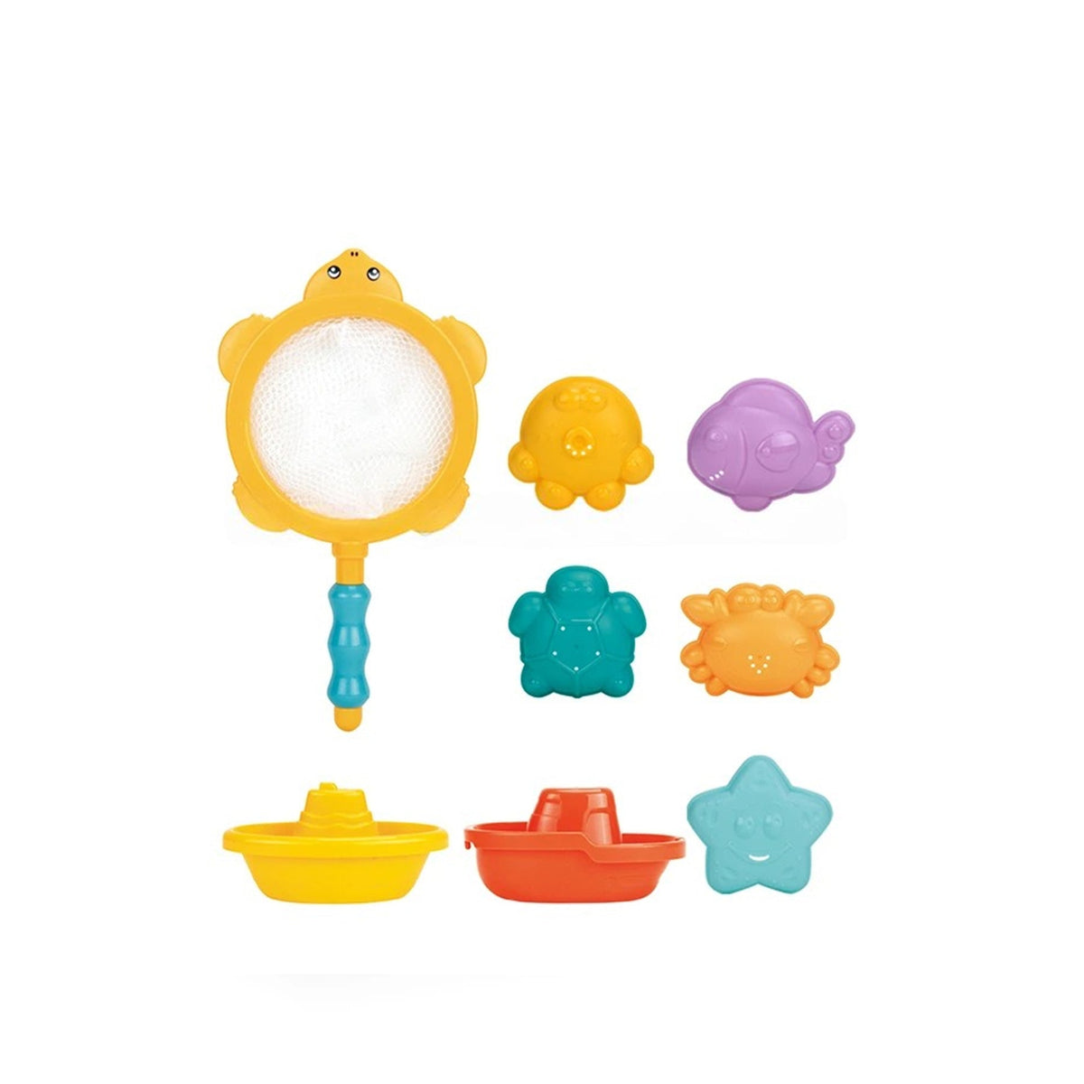 HE0265 Water Bath Toy Bag 8 Piece