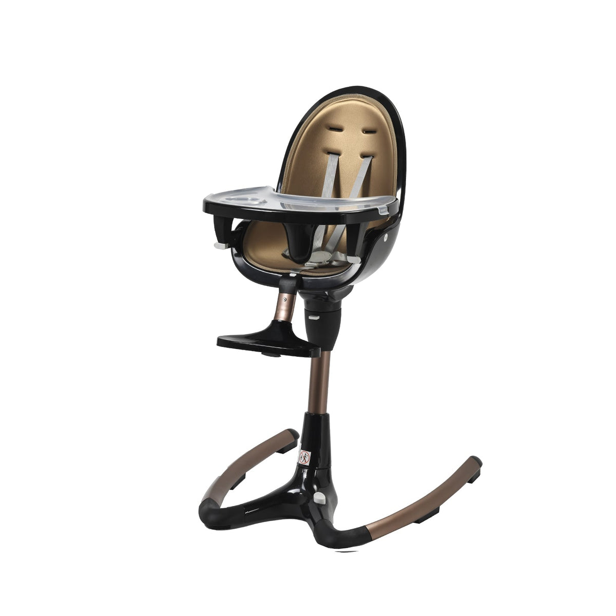 Hot Mom High Chair Black & Rose Gold