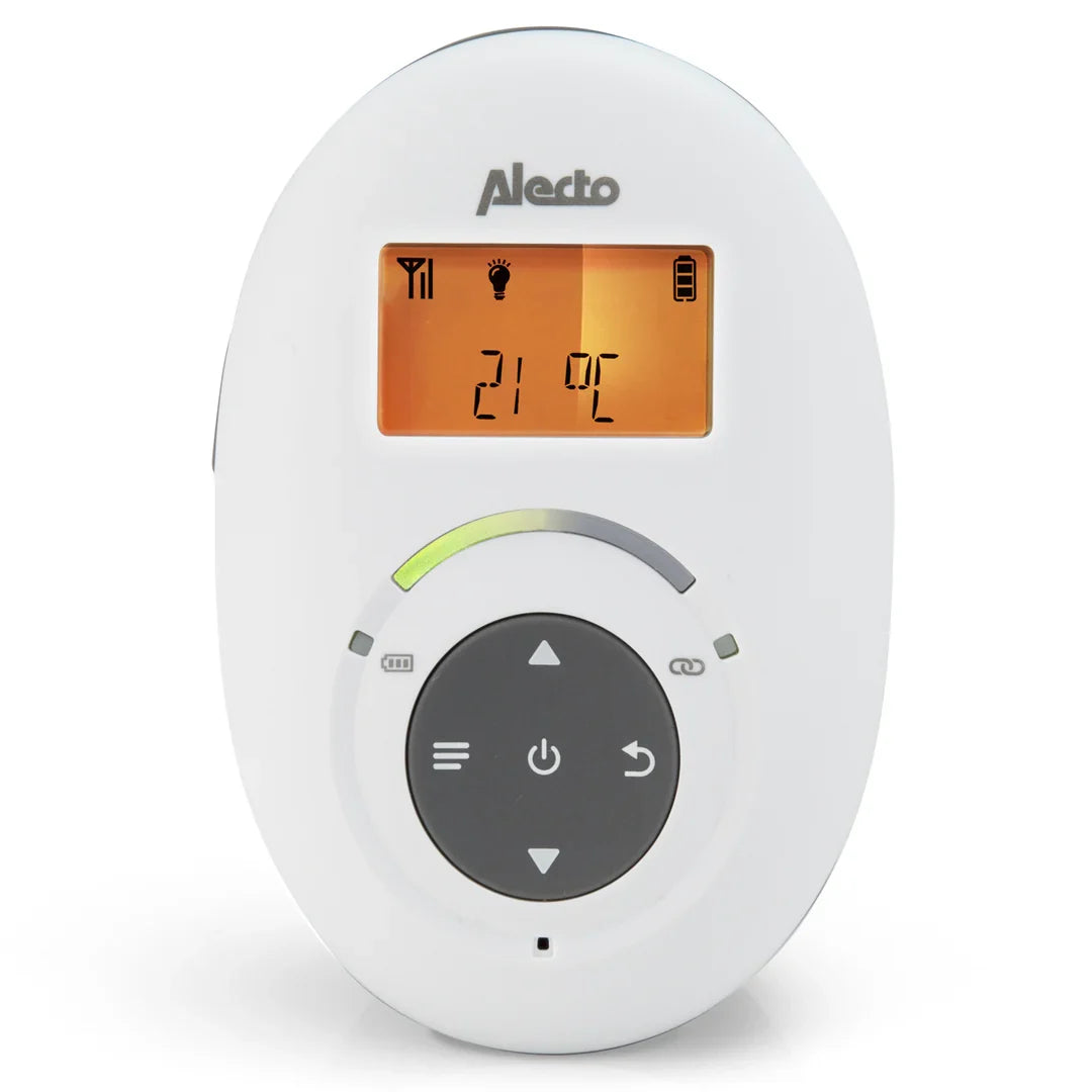 Alecto DBX-125 - Full Eco DECT baby monitor, white/anthracite