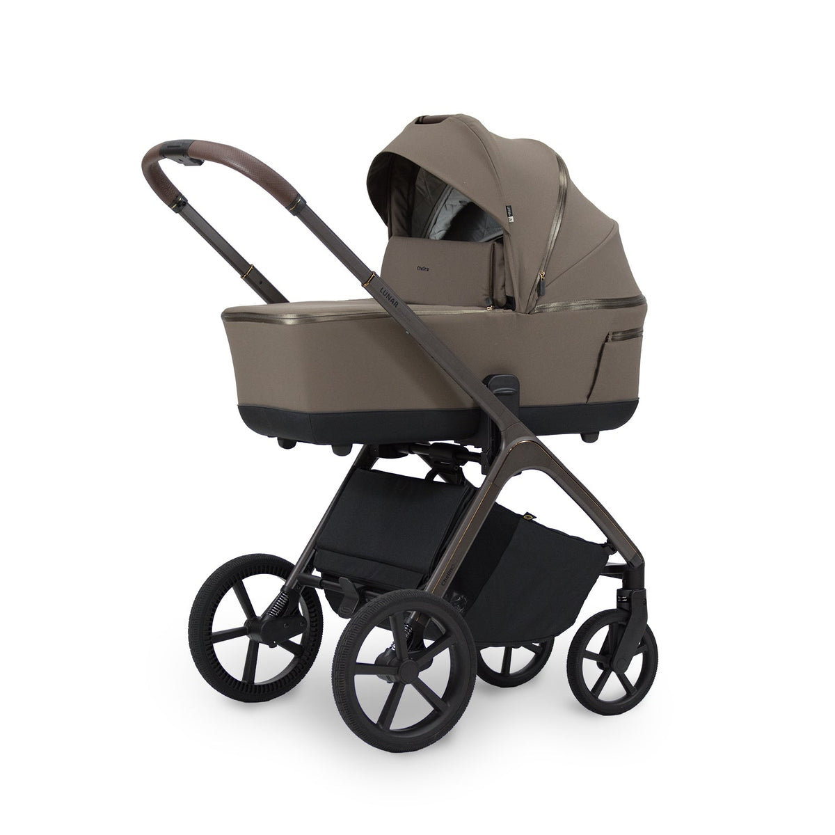 Lunar Signature Stroller & Carry Cot Travel System - Coffee