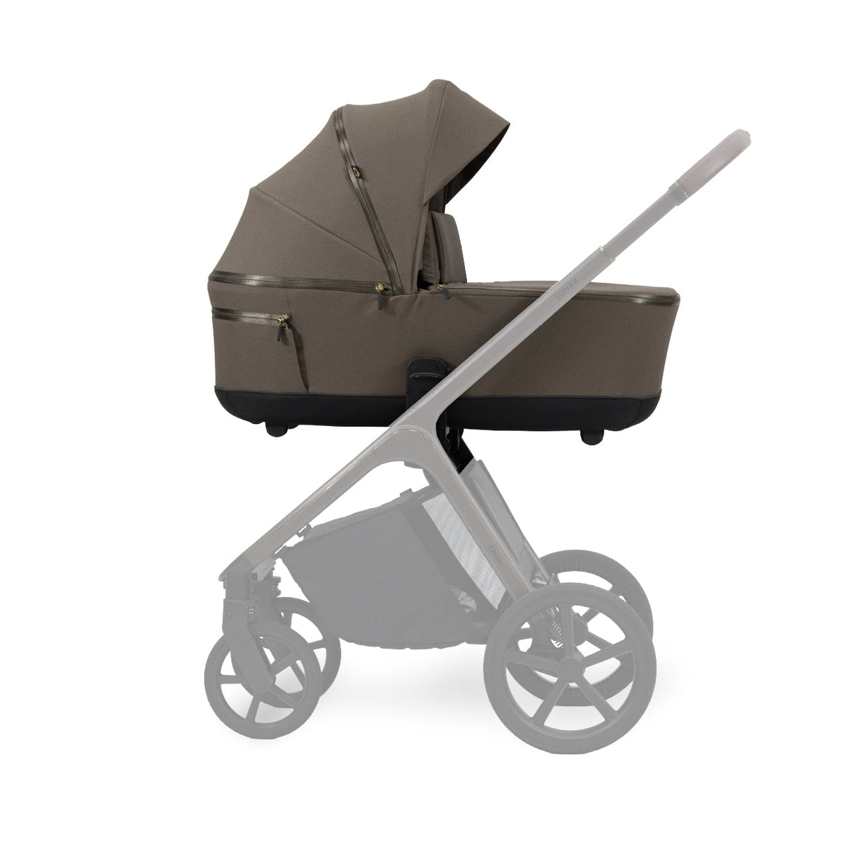 Lunar Signature Lux Carry Cot Coffee
