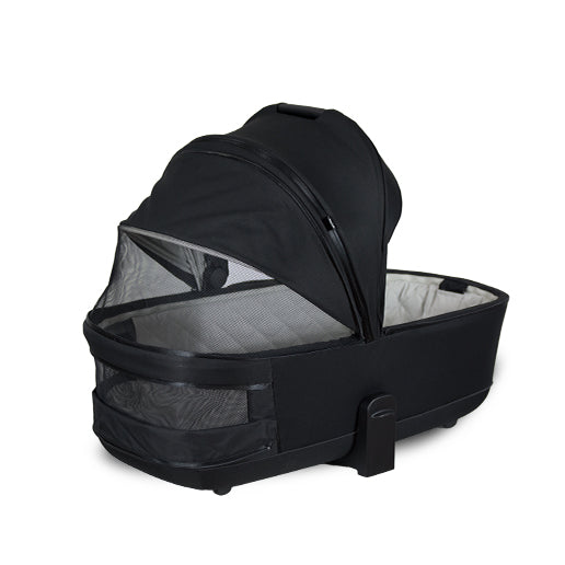 Lunar Signature Lux Carry Cot Black