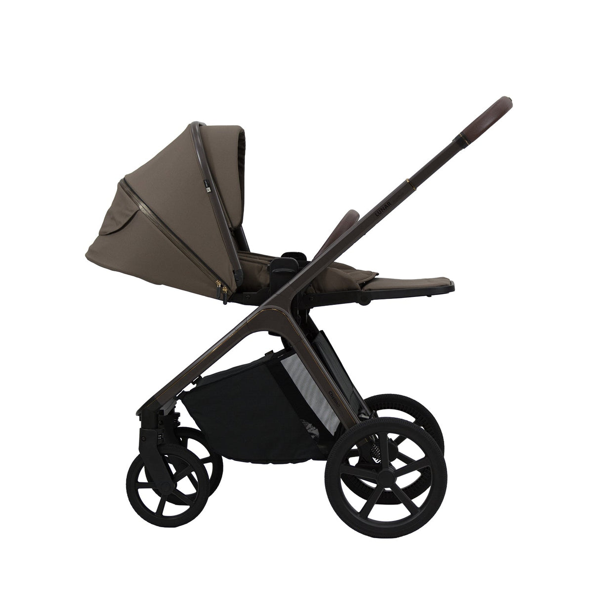 Lunar Signature Stroller & Carry Cot Travel System - Coffee