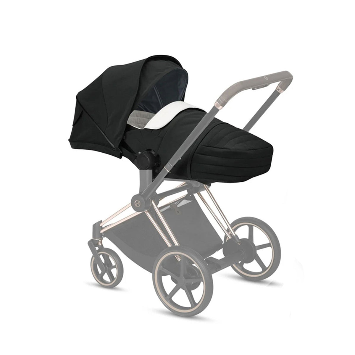 PRIAM Gen 3 Chrome Frame with Autumn Gold Seat Pack + Sirona M2 i-Size with Base M & Lite Cot Black