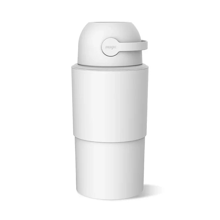 81037 Magic Heka L Telescopic Nappy Bin - White