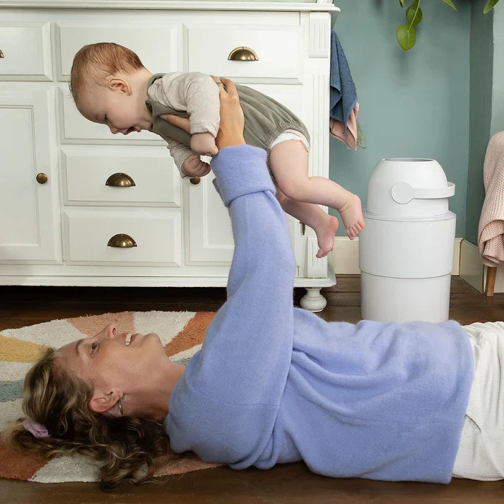 81037 Magic Heka L Telescopic Nappy Bin - White