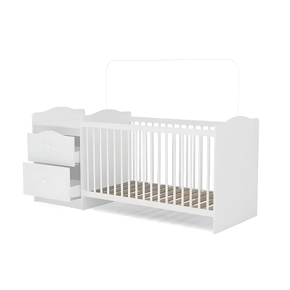 Milan Cot & All in one Nursery Station