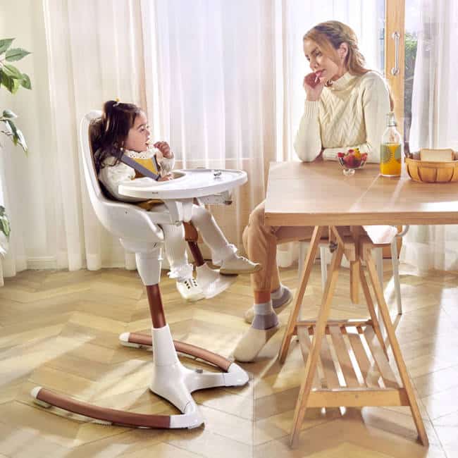 Hot Mom High Chair Black & Rose Gold