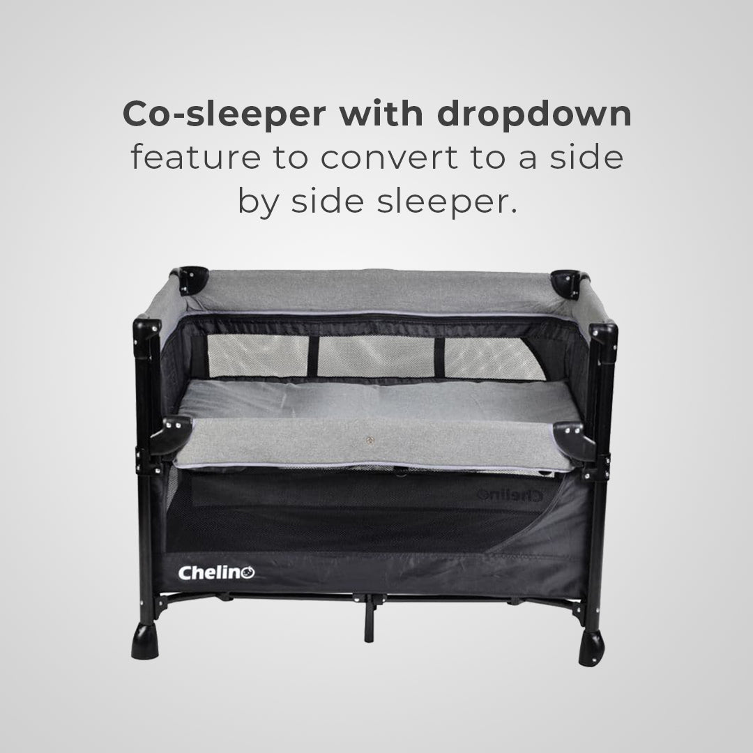 Chelino Tiffany Lux III Co-Sleeper Camp Cot