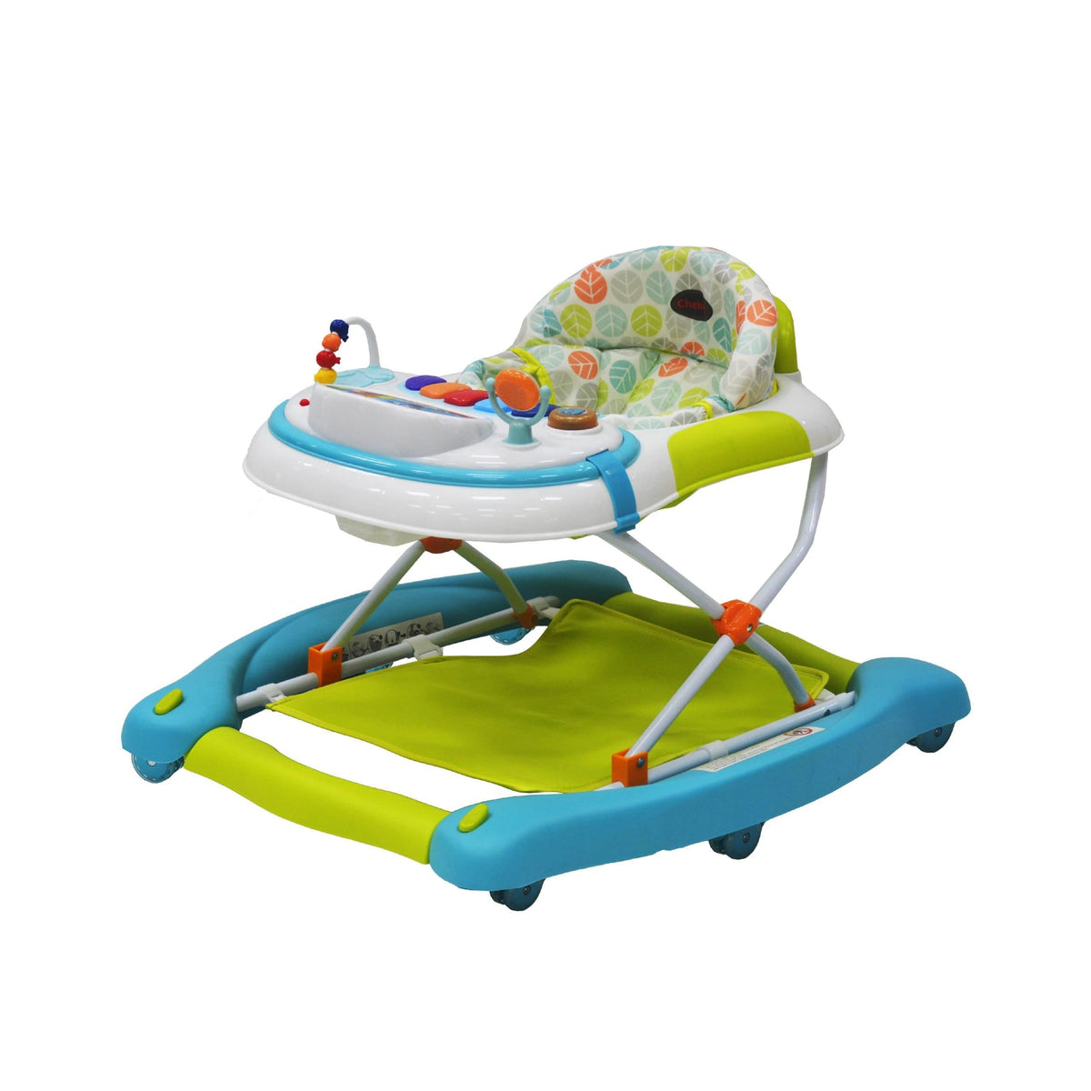 Tiggo Rocker Walker, convertible baby walker with activity center and melodic sounds.