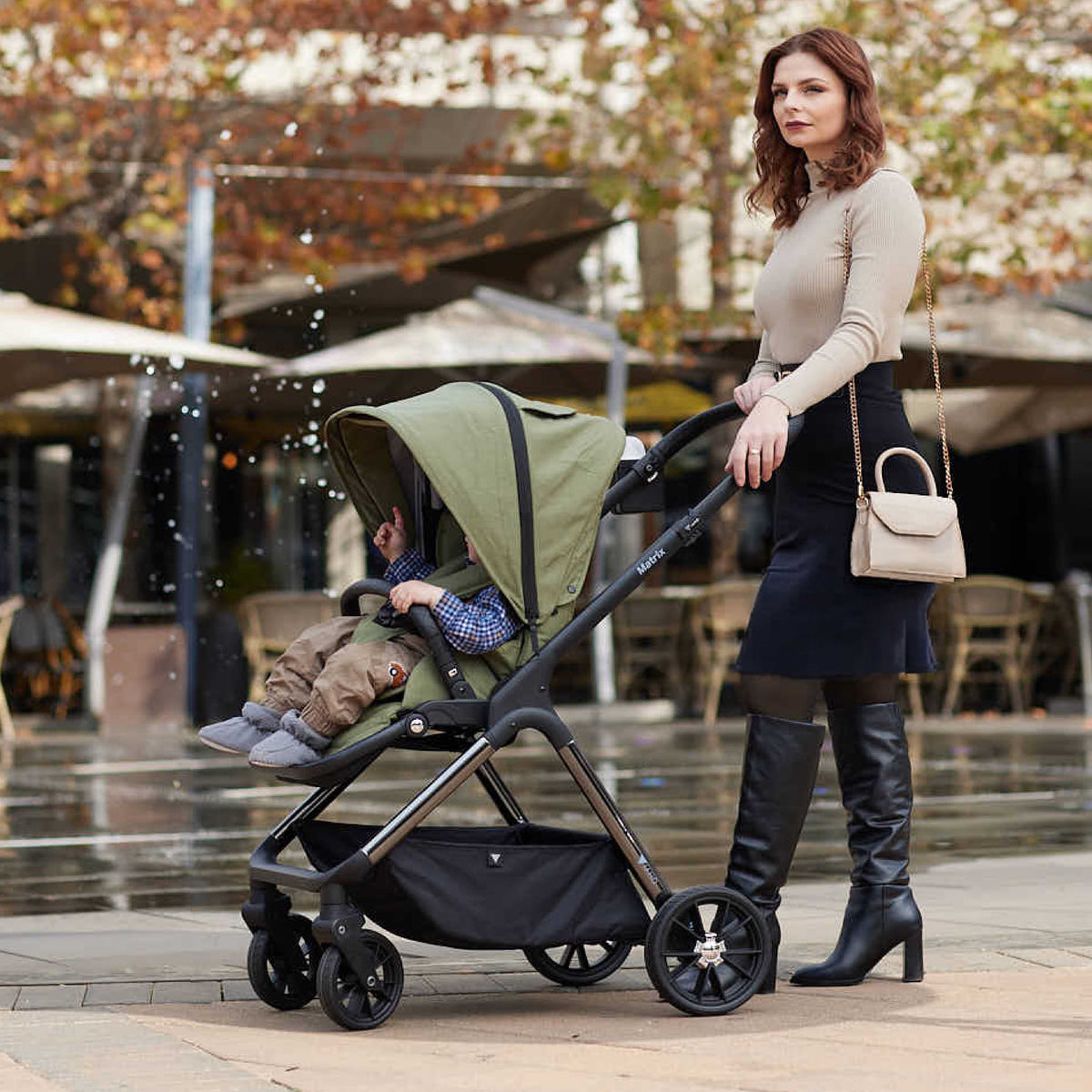 Viano Matrix 3 in 1 Travel System, Sage