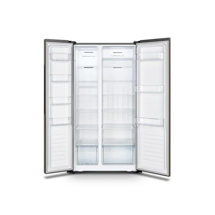Hisense 516L Side by Side Fridge Freezer Inox H670SIT