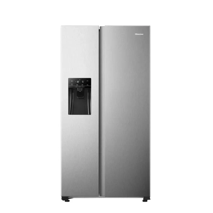 Hisense 474L Side By Side Fridge Freezer Stainless Steel H690SSIDL