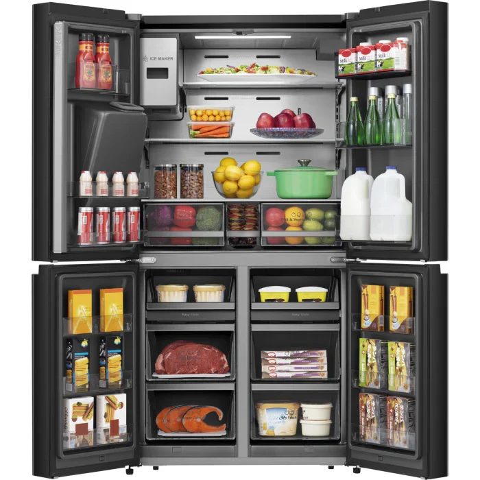 Hisense 536L Four Door Water Dispenser Fridge Black H750FSBIDS