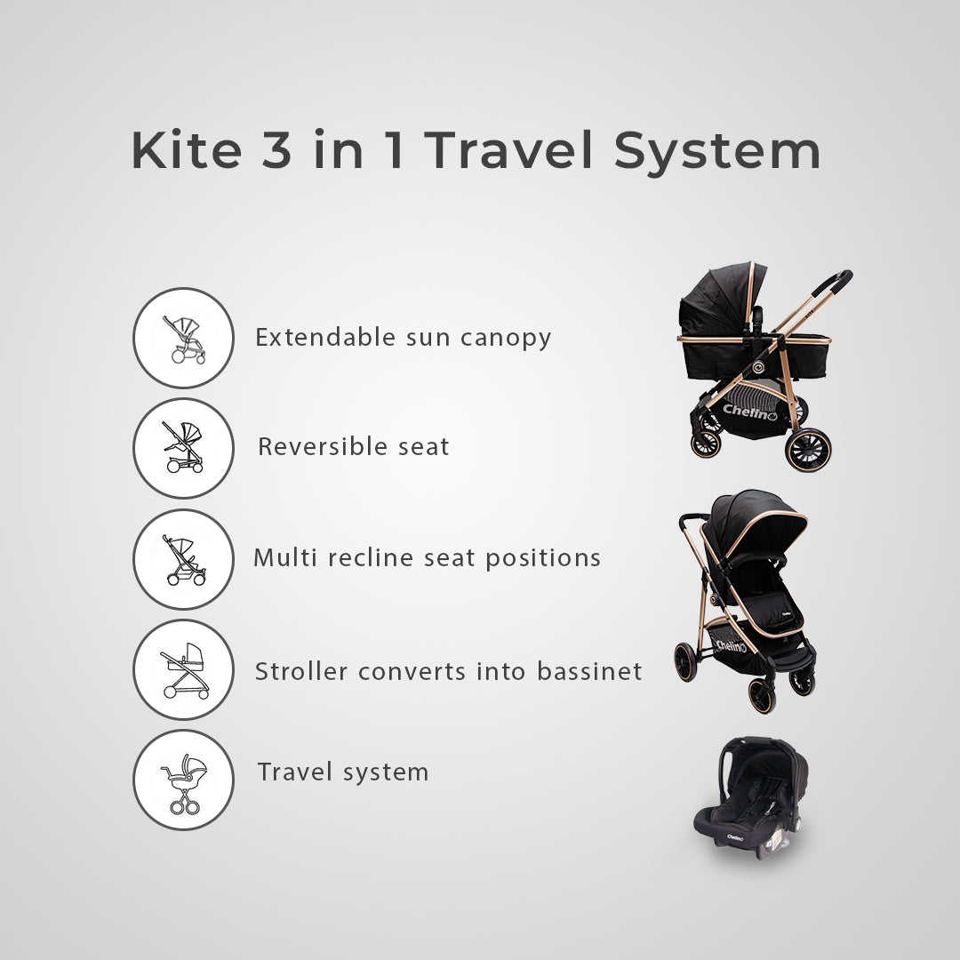 Kite 3 in 1 Travel System