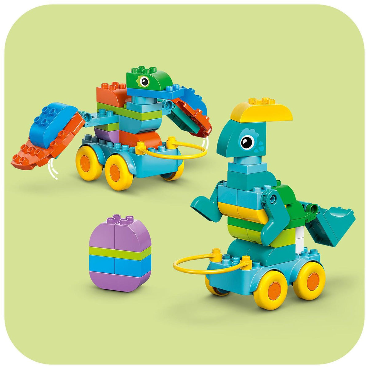 LEGO Duplo 3 in 1 Dinosaurs on Wheels - 10451