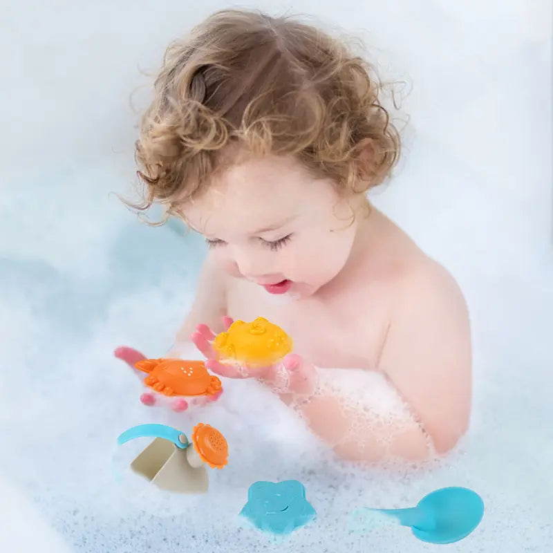 HE0229 Huanger Water Bath Toy with Bag 6pc