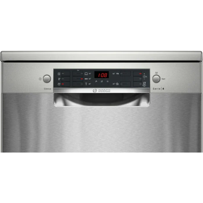Bosch 13 Place Freestanding Dishwasher Series 4 Silver Inox SMS45NI00Z
