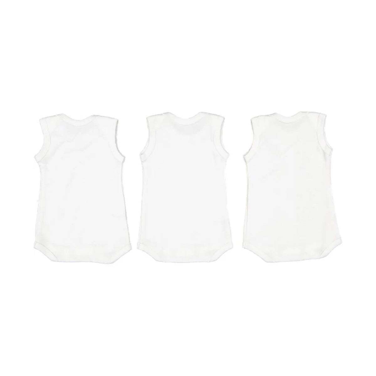 Baby Republic Babyvest Sleeveless 3 Pack - White