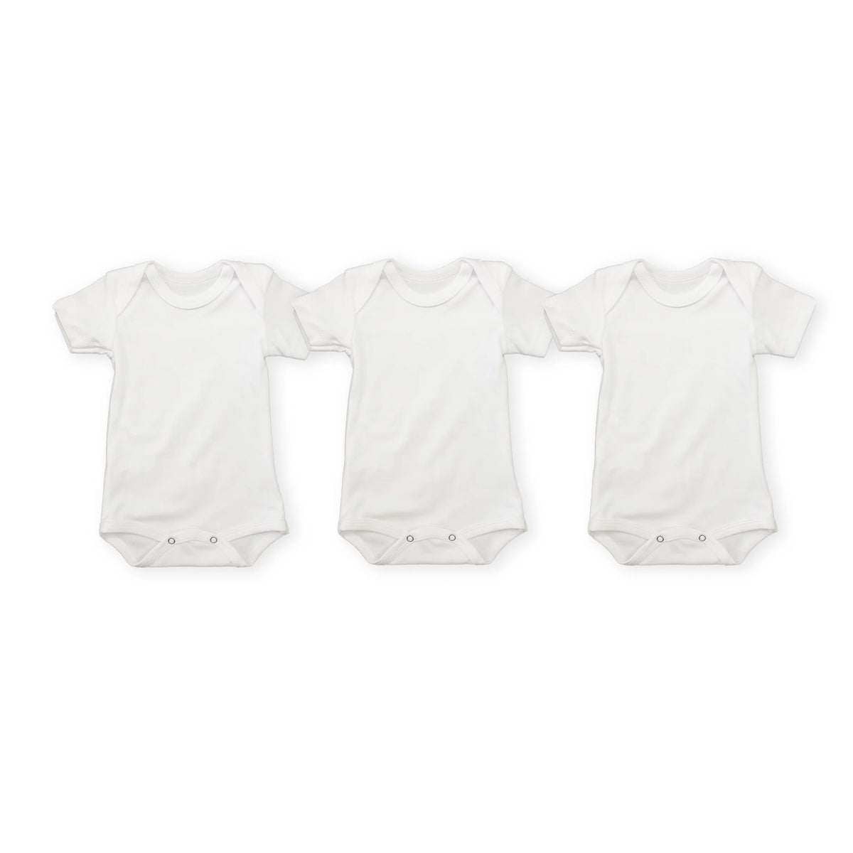 Baby Republic Babyvest Short Sleeve 3 Pack - White