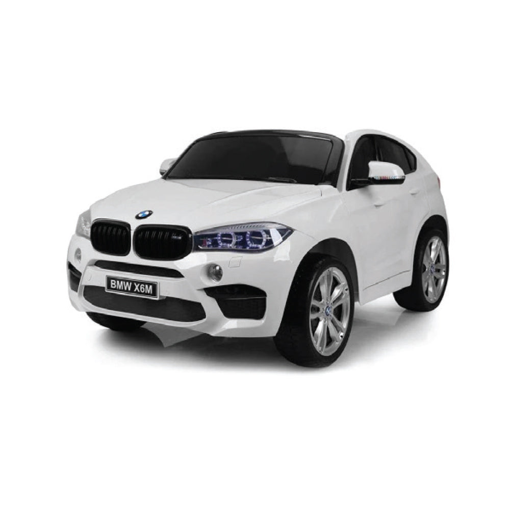 BMW X6 White 12V Ride On Car