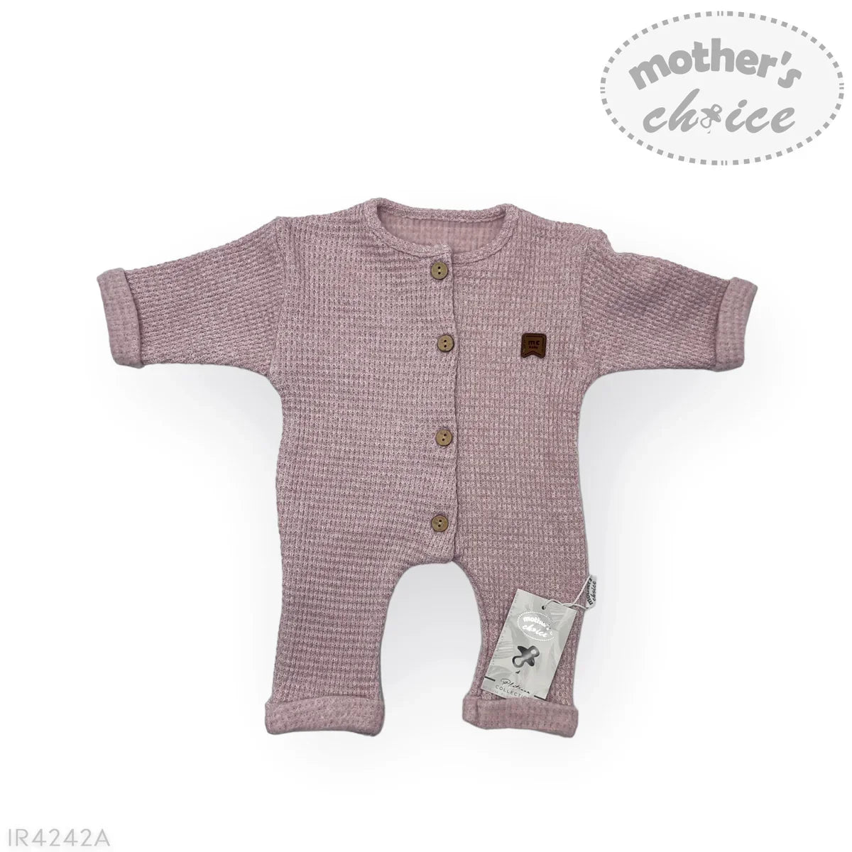 M/C Raised Waffle Rompers Newborn