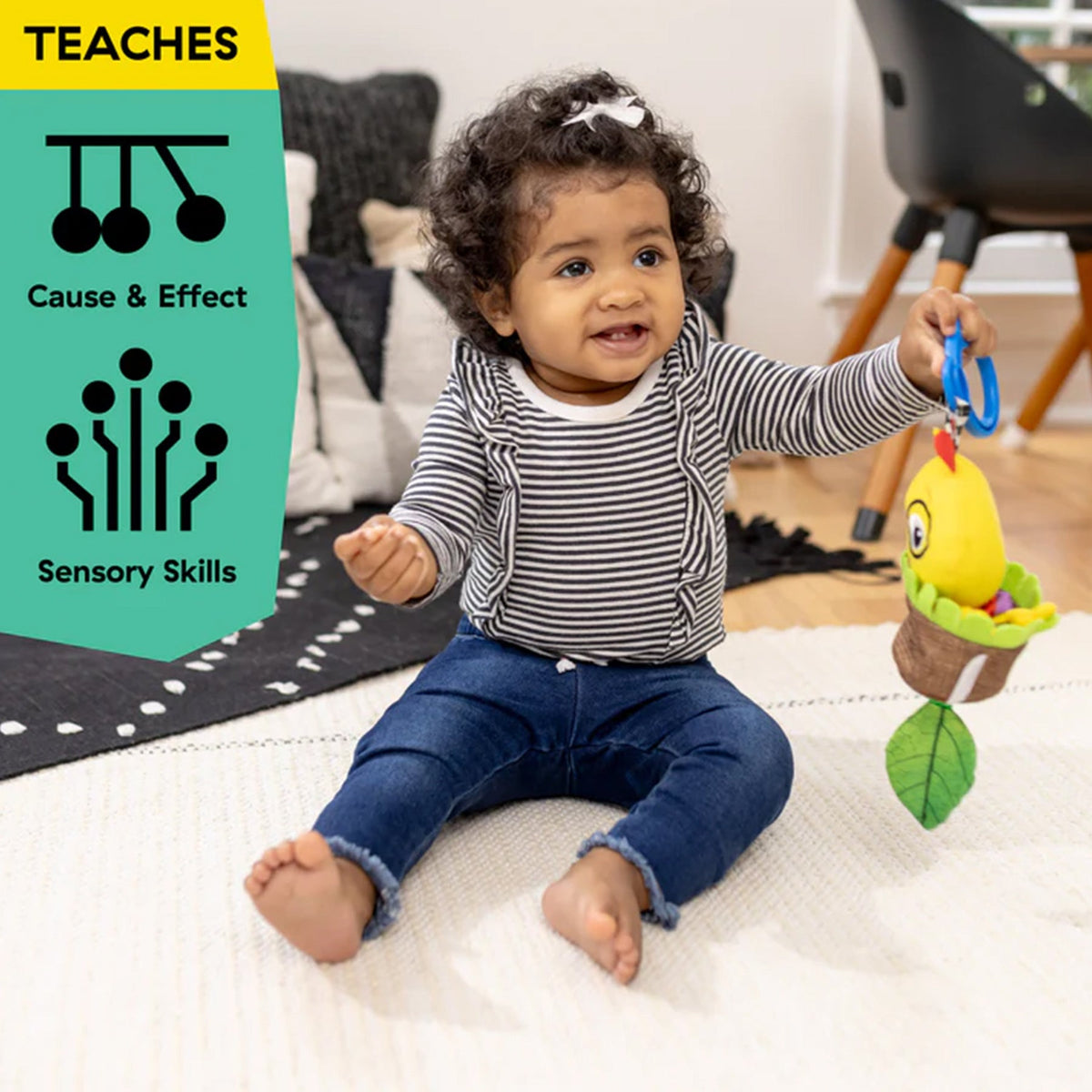 Baby Einstein Cal Jittery Plush Toy