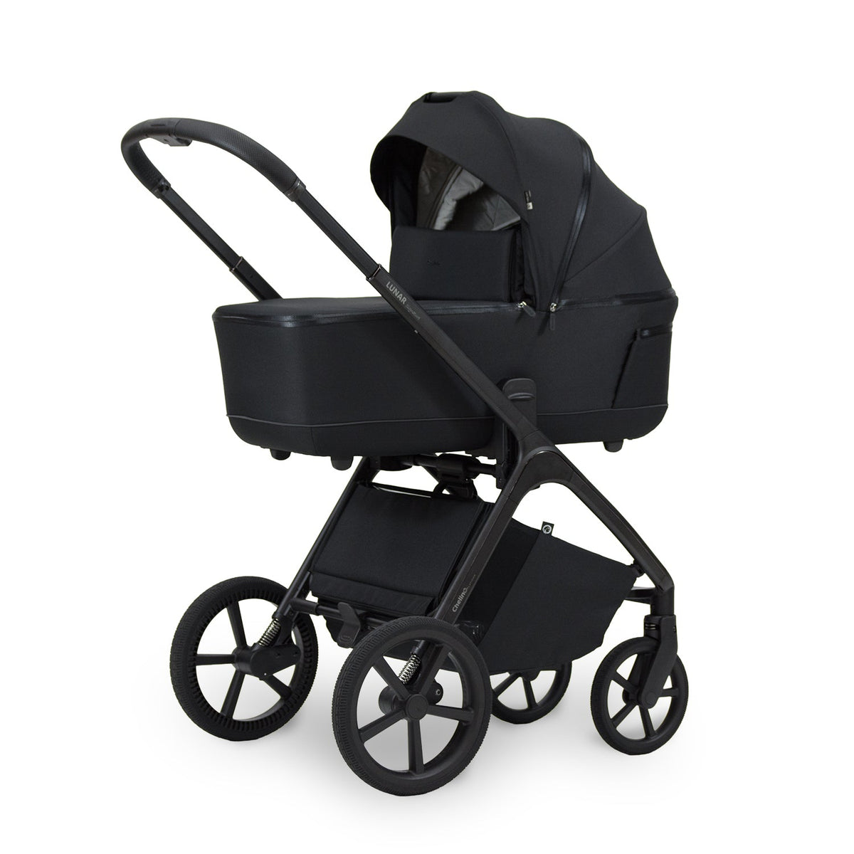 Lunar Signature Stroller & Carry Cot Travel System - Black