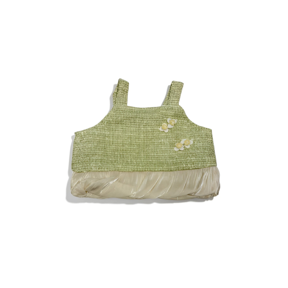 Mini Tweeded Sleveless Top & Pants Mint Green