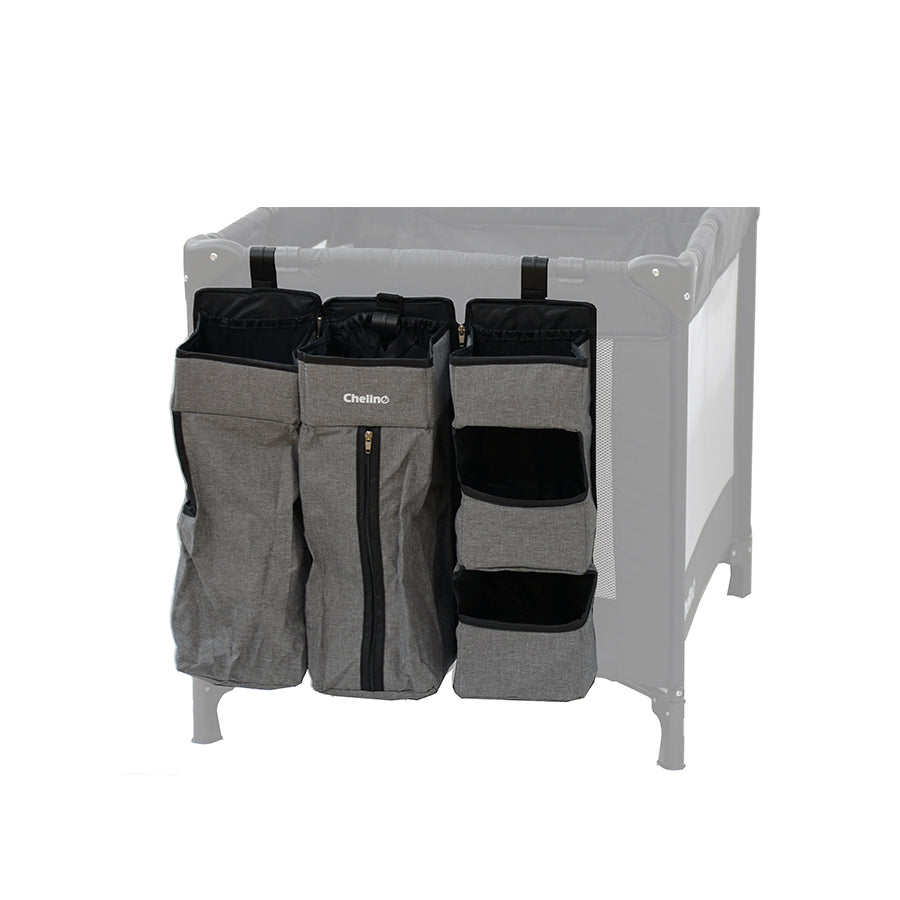 3 Division Nappy Organizer Grey