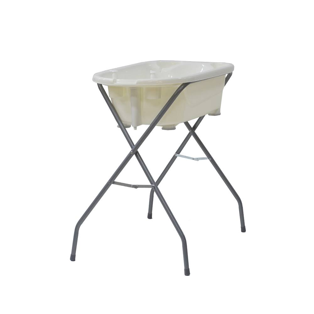 Baby Bath & Stand - Grey