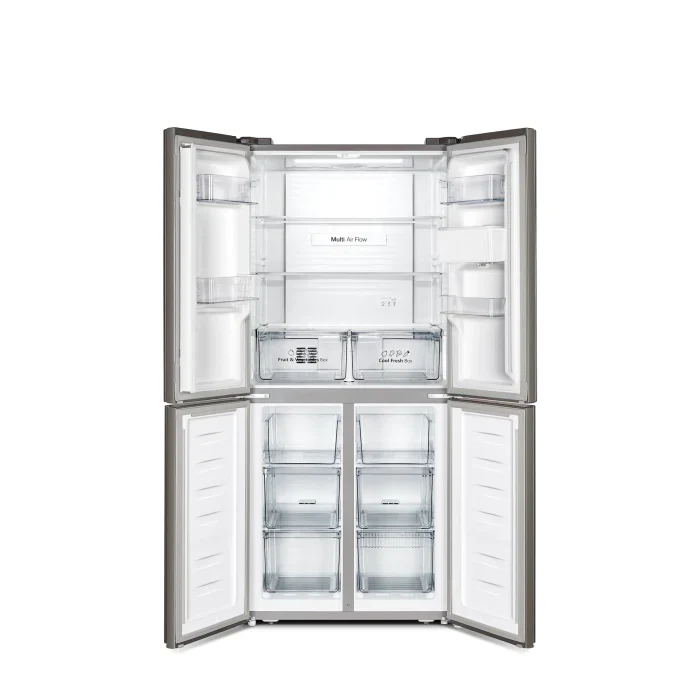 Hisense 392lt Four Door Water Dispenser Fridge, Metallic H520FI-WD